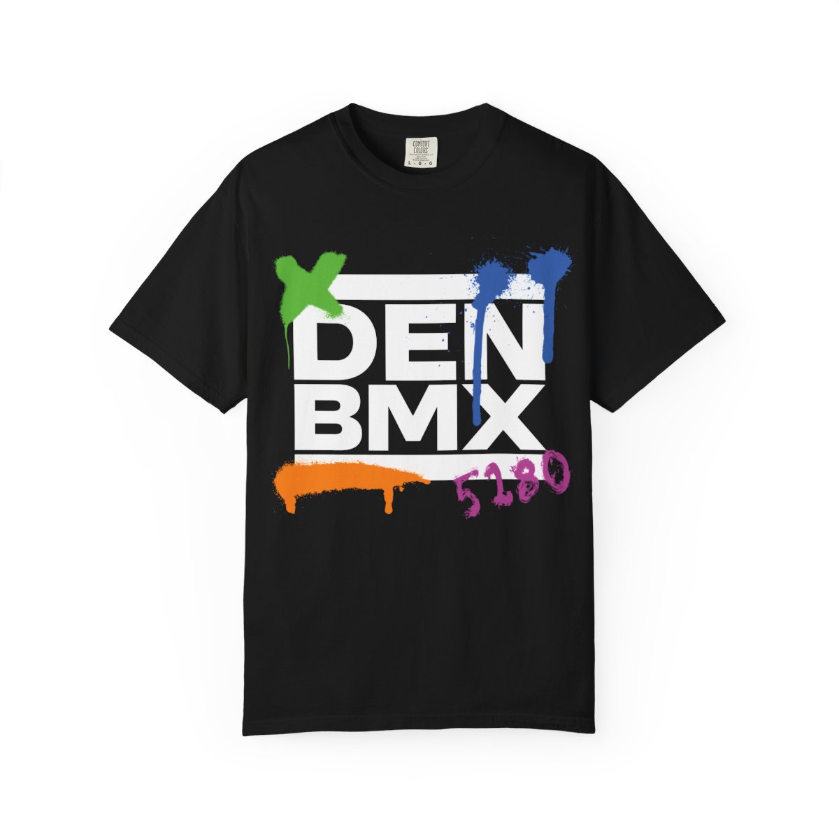 DEN BMX T-Shirt - Color Splash Graphic Tee